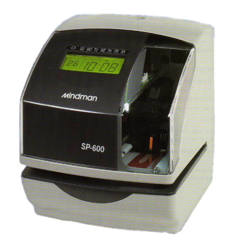 Mindman SP-600 Time Attendance Job Coster Clocking Machine